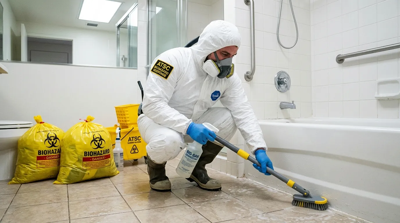 Decontamination equipment deployed for Blood Cleanup in Englewood